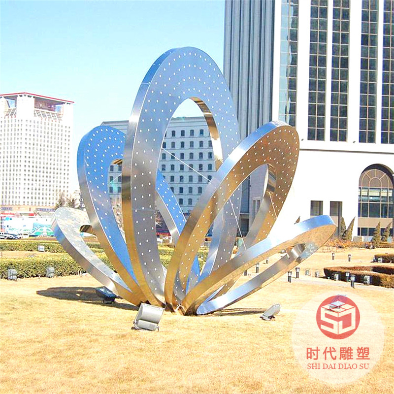 不銹鋼雕塑廠家定制商場廣場校園林大型地產(chǎn)鏡面現(xiàn)代抽象創(chuàng)意雕塑