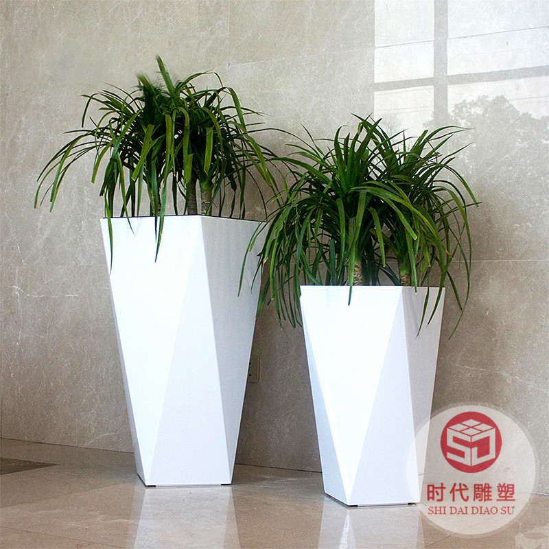 現(xiàn)貨組合花箱商場(chǎng)花壇戶外花缽落地特大號(hào)創(chuàng)意景觀美陳玻璃鋼花盆