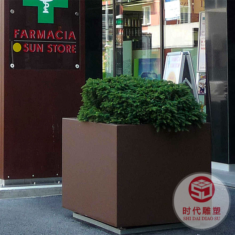 卡通兔子花盆缸戶外動(dòng)物雕塑花園景觀小品陽臺(tái)庭院幼兒園裝飾擺件