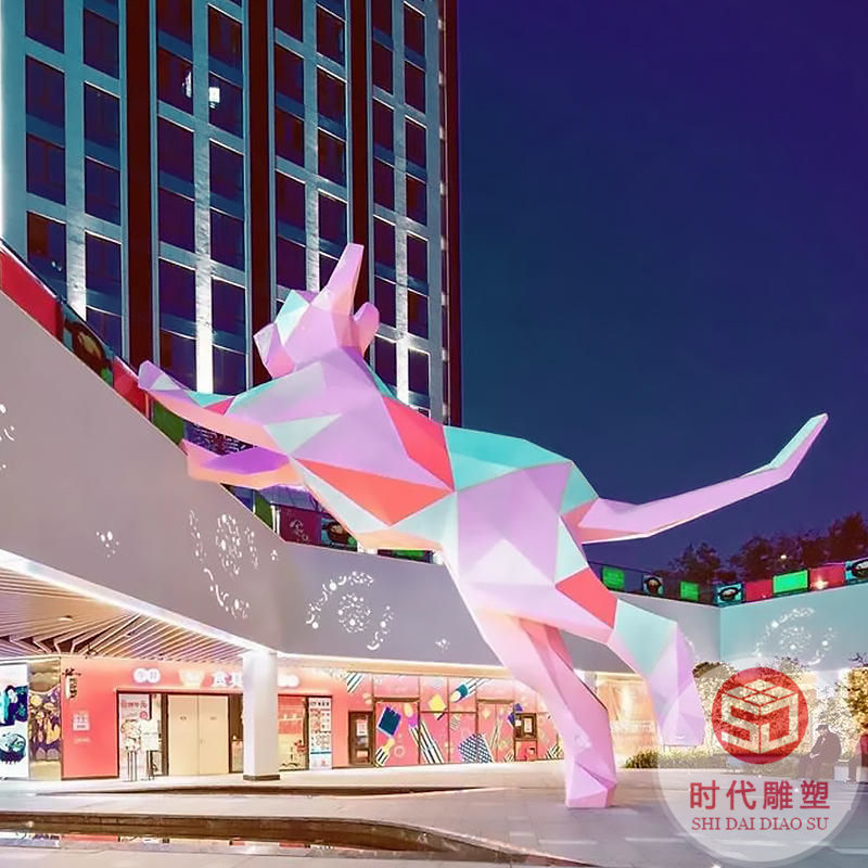 大型玻璃鋼雕塑吉祥物卡通動(dòng)漫人物彩繪IP形象公司logo大擺件定制