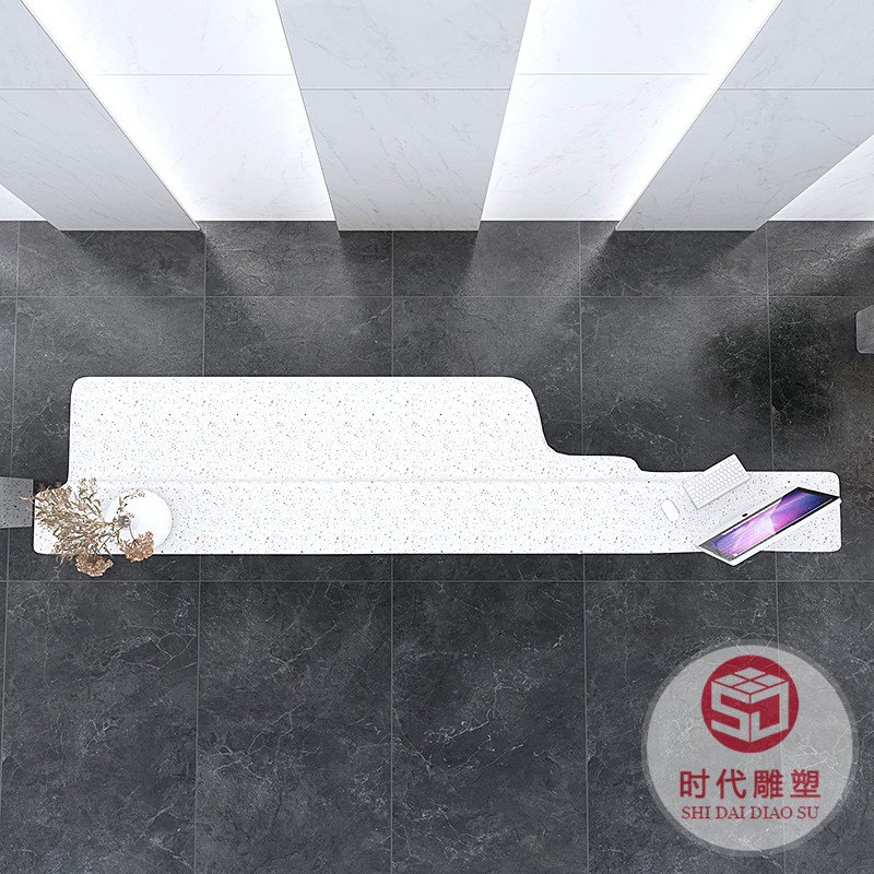 異形玻璃鋼烤漆前臺(tái)現(xiàn)代公司大堂接待臺(tái)售樓部服務(wù)臺(tái)吧臺(tái)定制創(chuàng)意