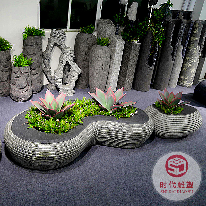 定制玻璃鋼鵝卵石座椅創(chuàng)意戶外室外坐凳商場學(xué)校凳子庭院公園矮凳