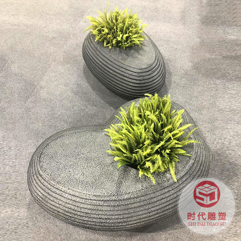 玻璃鋼休閑座椅樹池花盆防腐木坐凳創(chuàng)意戶外公共休息商場景觀定制